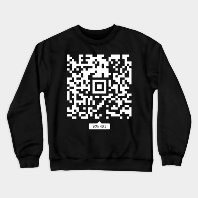 Scan me design Crewneck Sweatshirt by Scan me store